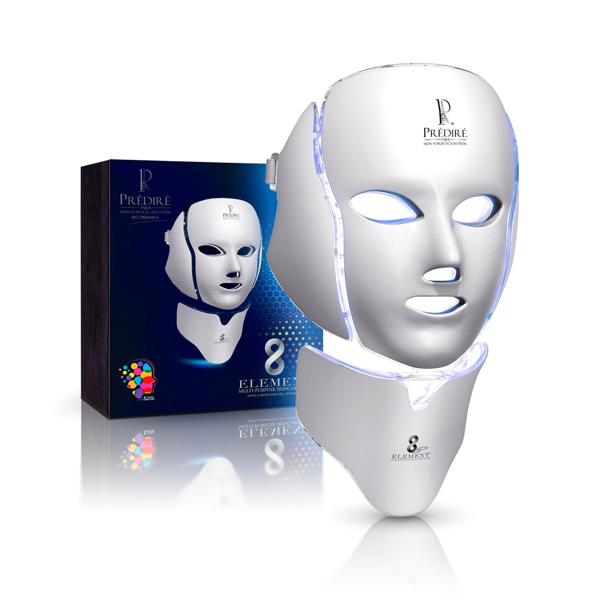 8 Element Multi-Purpose Skincare Mask | Non-Surgical Solution LED Treatment