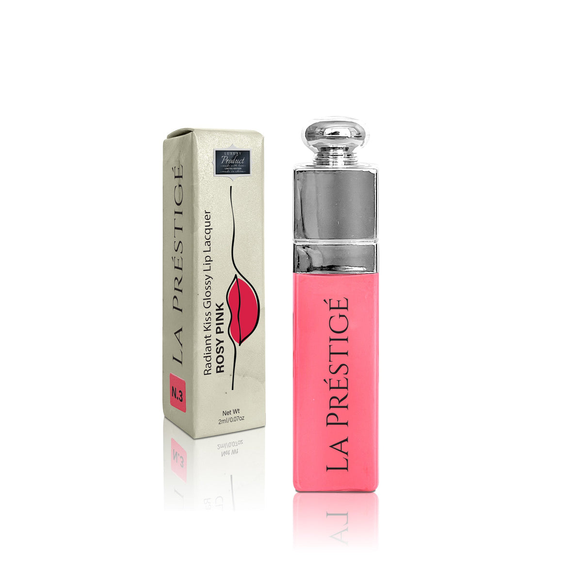Radiant Kiss Glossy Lip Lacquer - Rosy Pink
