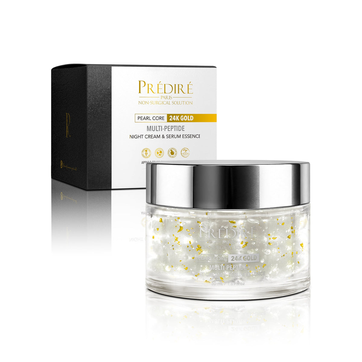 Pearl Core 24K Gold Multi-Peptide Night Cream & Serum Essence